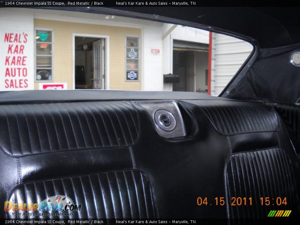 1964 Chevrolet Impala SS Coupe Red Metallic / Black Photo #25