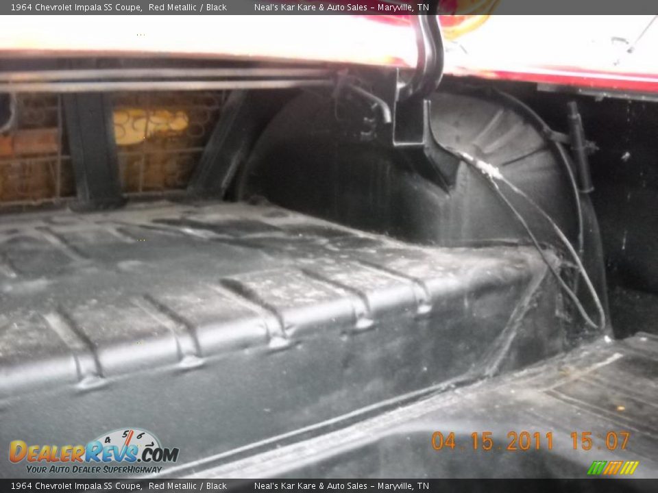 1964 Chevrolet Impala SS Coupe Red Metallic / Black Photo #31
