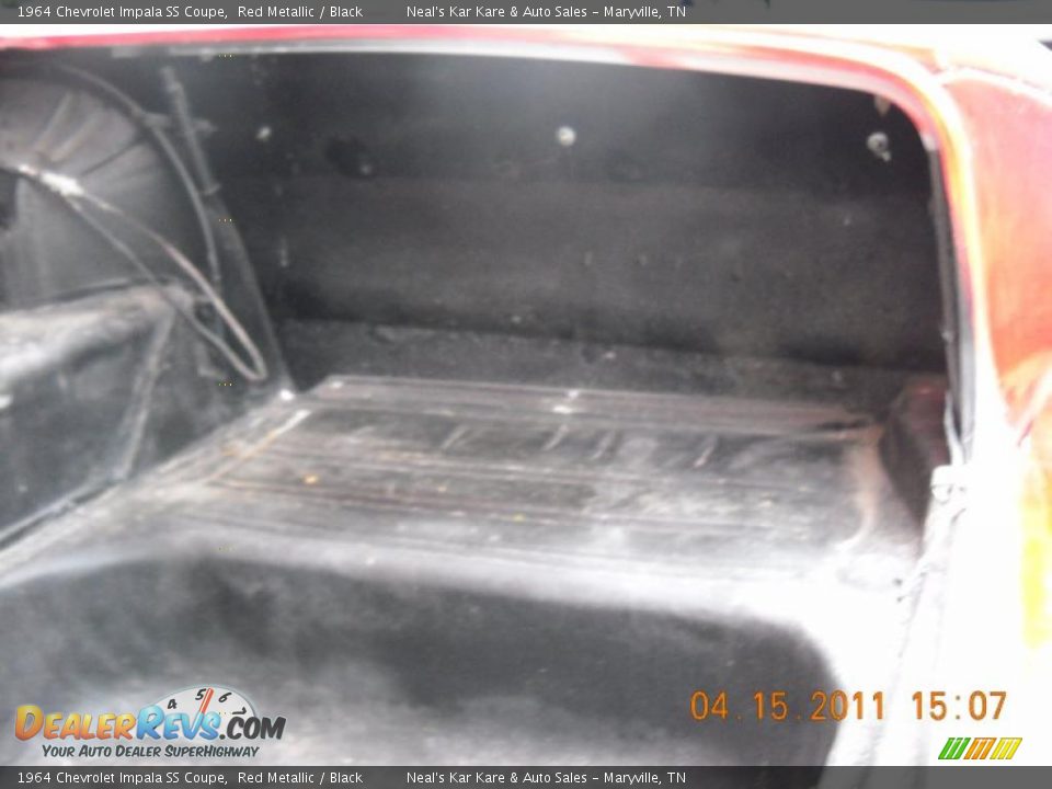 1964 Chevrolet Impala SS Coupe Red Metallic / Black Photo #32