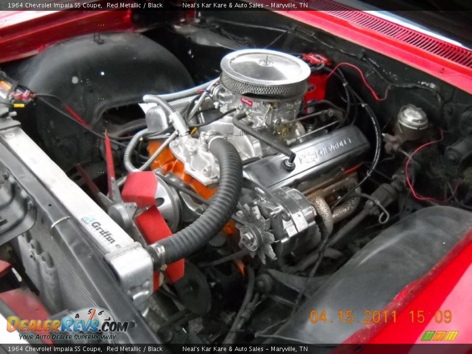 1964 Chevrolet Impala SS Coupe Red Metallic / Black Photo #36