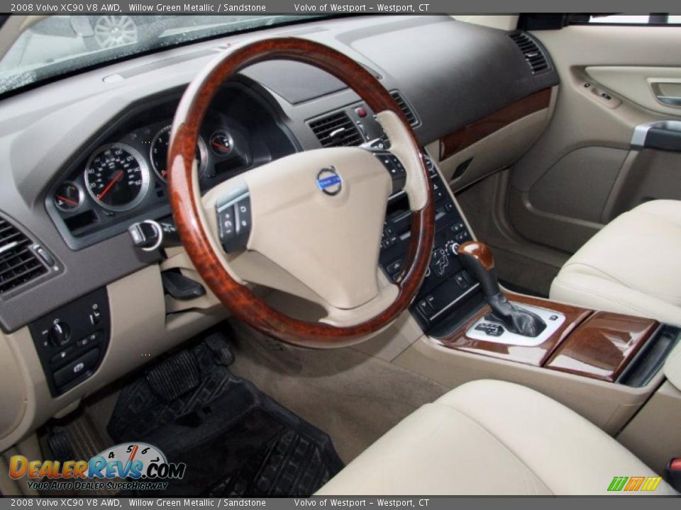Sandstone Interior - 2008 Volvo XC90 V8 AWD Photo #10