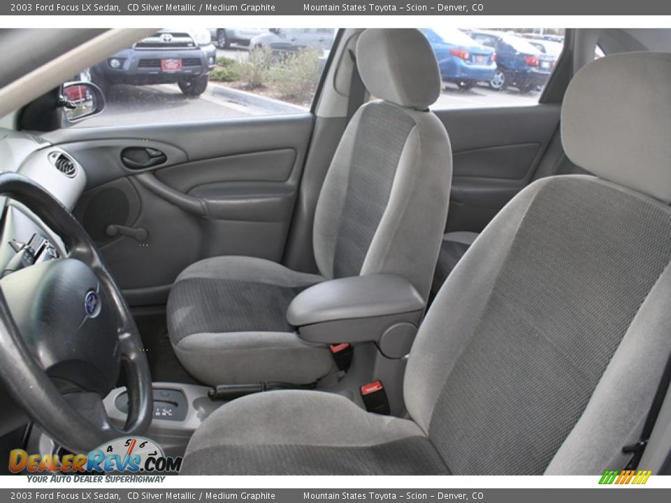 Medium Graphite Interior 2003 Ford Focus Lx Sedan Photo 9