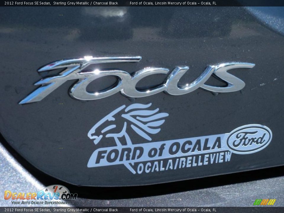 2012 Ford Focus SE Sedan Sterling Grey Metallic / Charcoal Black Photo #4