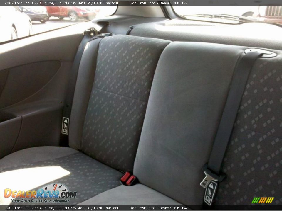 2002 Ford Focus ZX3 Coupe Liquid Grey Metallic / Dark Charcoal Photo #11