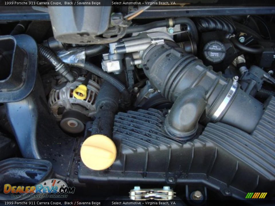 1999 Porsche 911 Carrera Coupe Black / Savanna Beige Photo #28