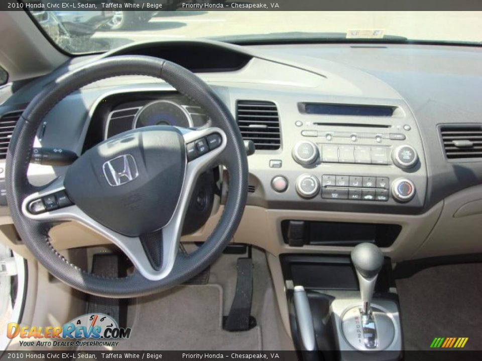 Dashboard of 2010 Honda Civic EX-L Sedan Photo #11