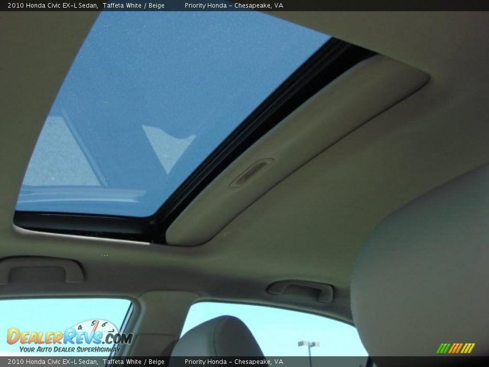 Sunroof of 2010 Honda Civic EX-L Sedan Photo #12