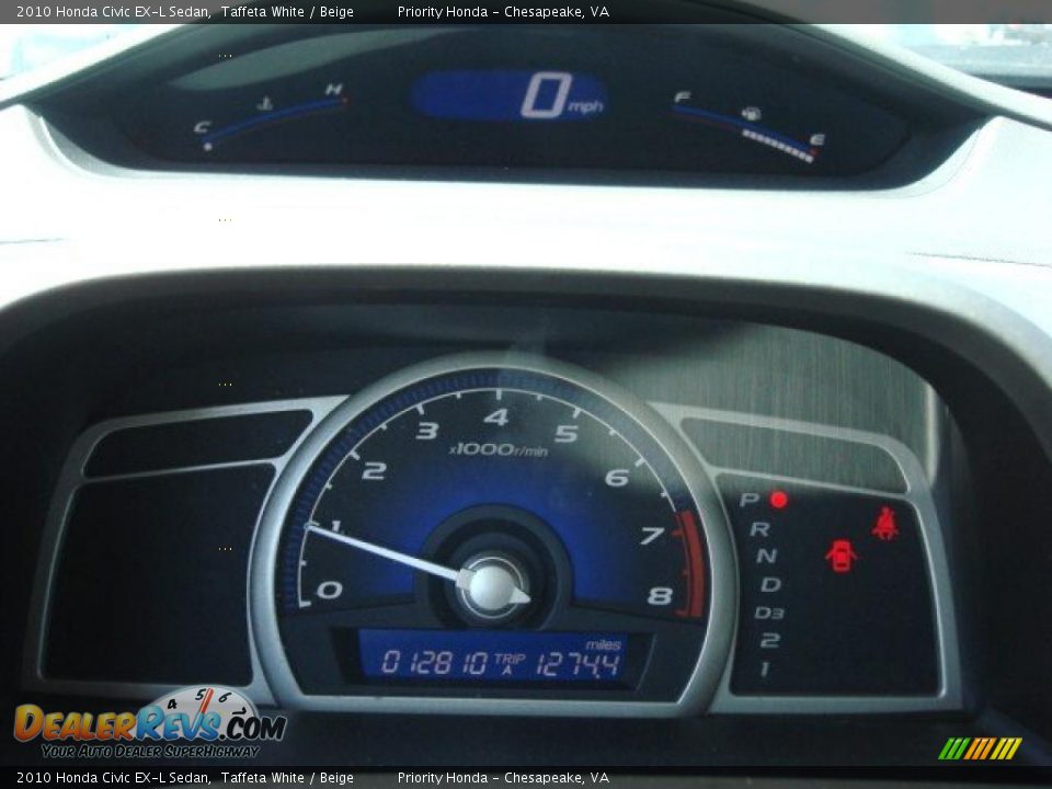 2010 Honda Civic EX-L Sedan Gauges Photo #19