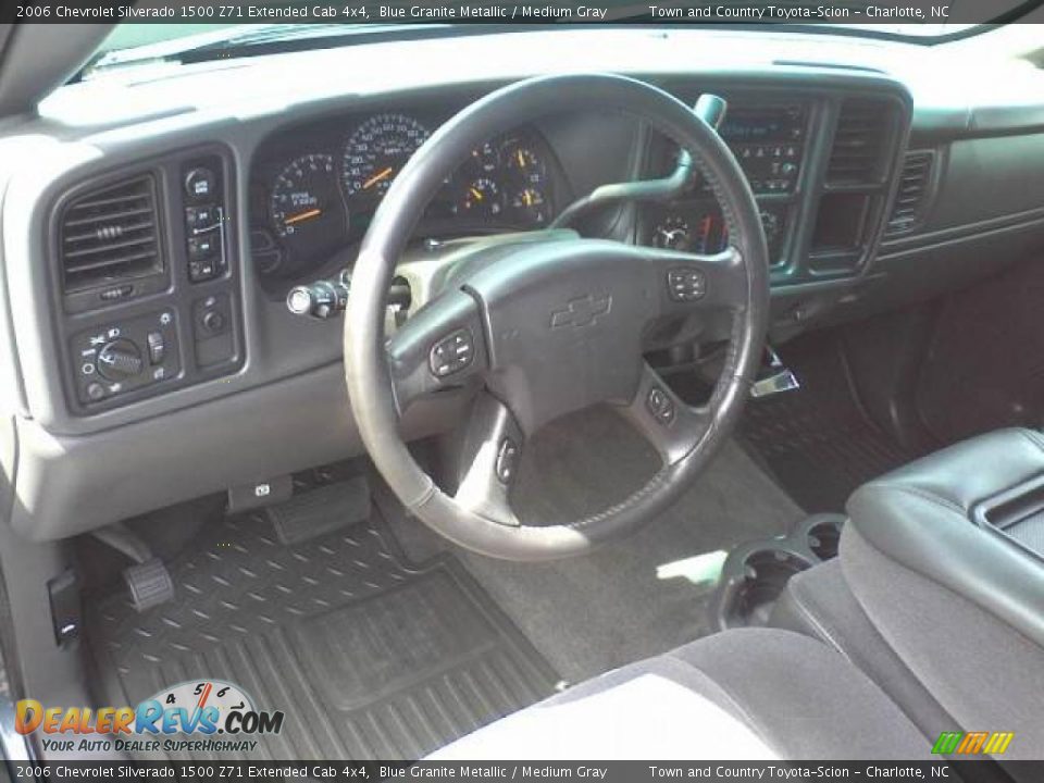 2006 Chevrolet Silverado 1500 Z71 Extended Cab 4x4 Blue Granite Metallic / Medium Gray Photo #5