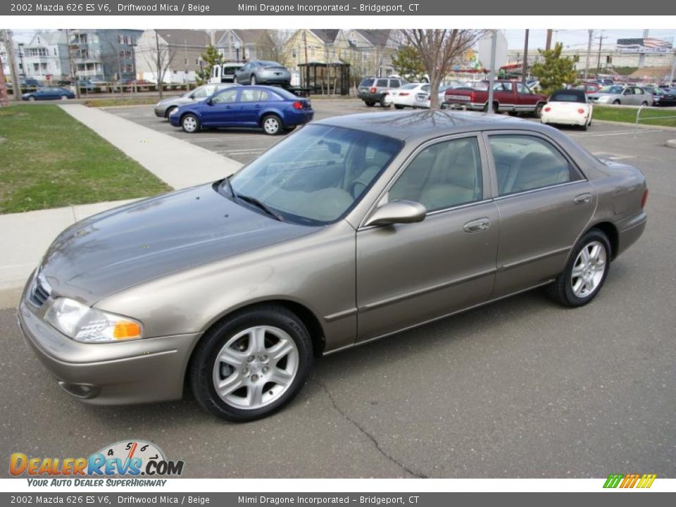 Front 3/4 View of 2002 Mazda 626 ES V6 Photo #1