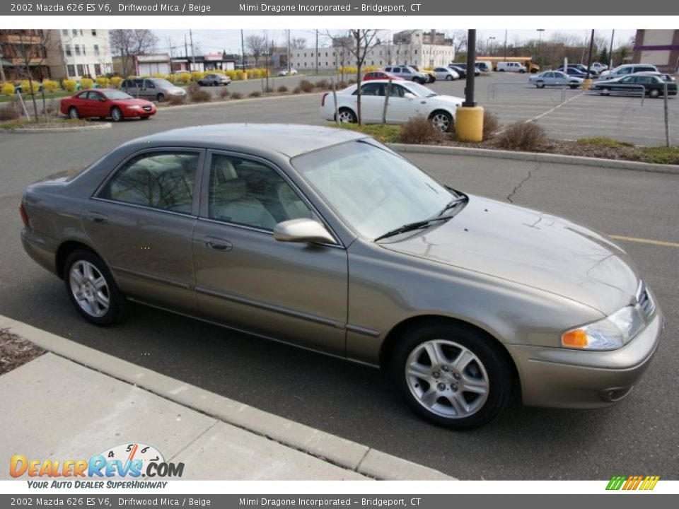 2002 Mazda 626 ES V6 Driftwood Mica / Beige Photo #3