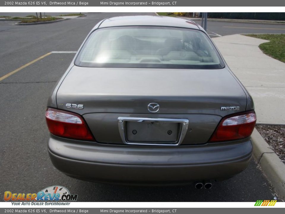 2002 Mazda 626 ES V6 Driftwood Mica / Beige Photo #5