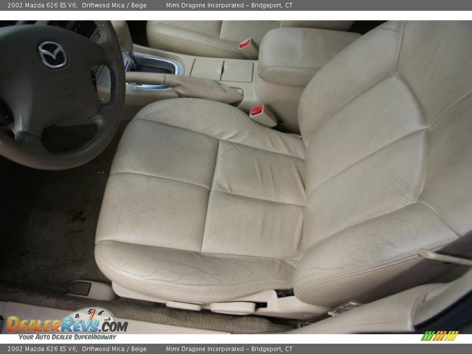 2002 Mazda 626 ES V6 Driftwood Mica / Beige Photo #9