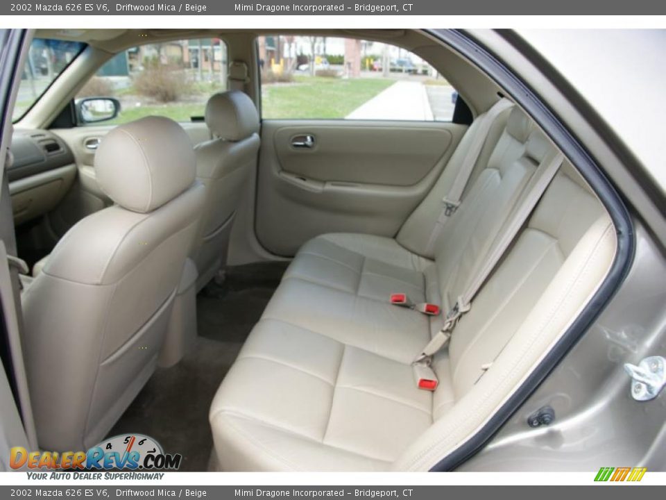 Beige Interior - 2002 Mazda 626 ES V6 Photo #11
