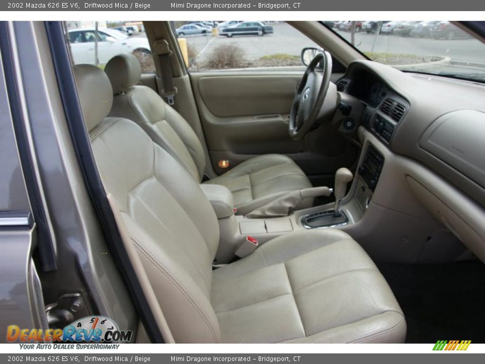 Beige Interior - 2002 Mazda 626 ES V6 Photo #14