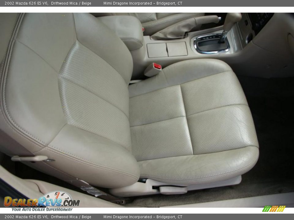 2002 Mazda 626 ES V6 Driftwood Mica / Beige Photo #15