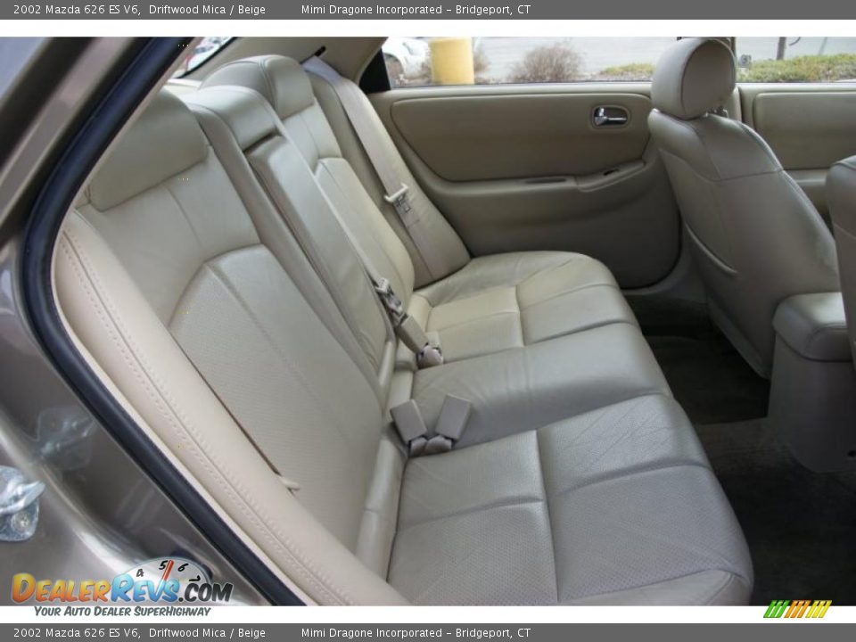 Beige Interior - 2002 Mazda 626 ES V6 Photo #17