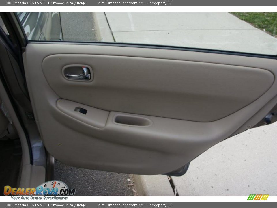 2002 Mazda 626 ES V6 Driftwood Mica / Beige Photo #19