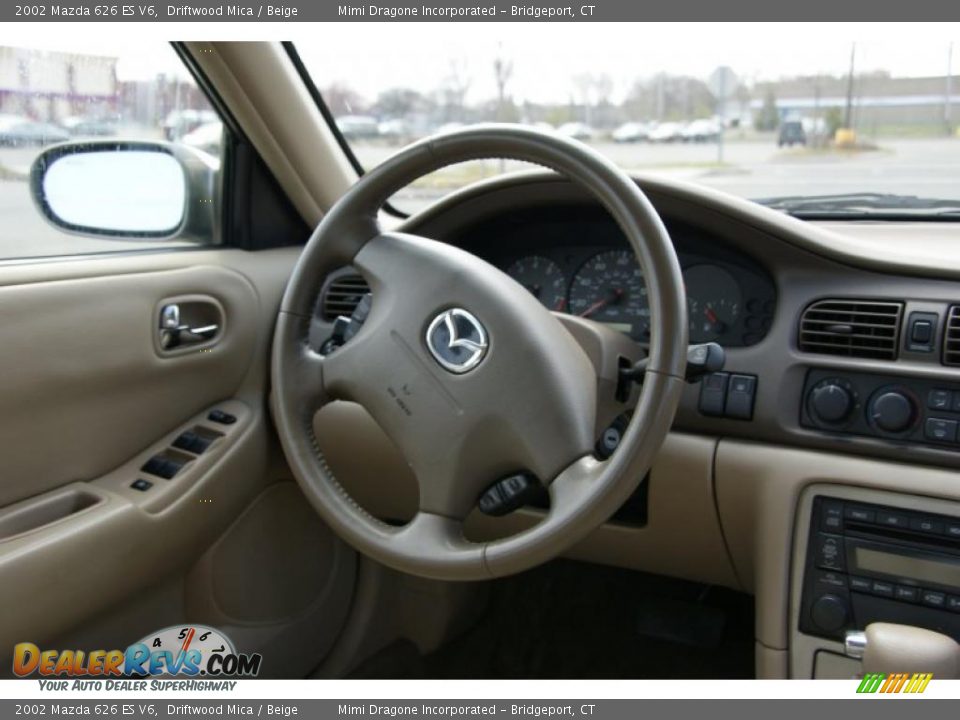 2002 Mazda 626 ES V6 Driftwood Mica / Beige Photo #20