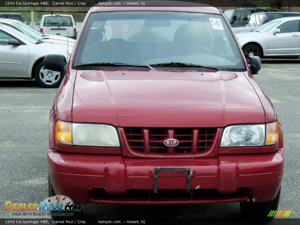 1999 Kia Sportage 4WD Garnet Red / Gray Photo #1