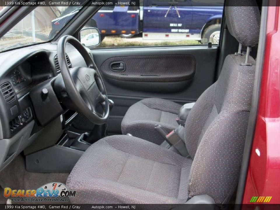 Gray Interior - 1999 Kia Sportage 4WD Photo #9