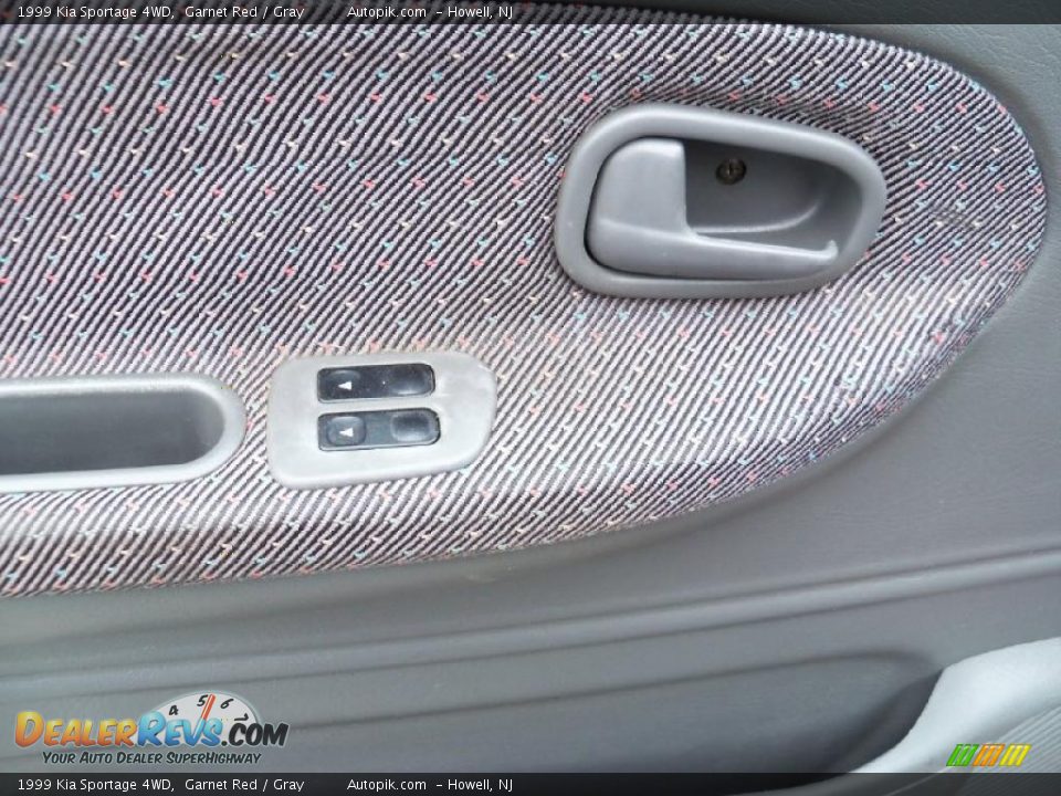 1999 Kia Sportage 4WD Garnet Red / Gray Photo #14