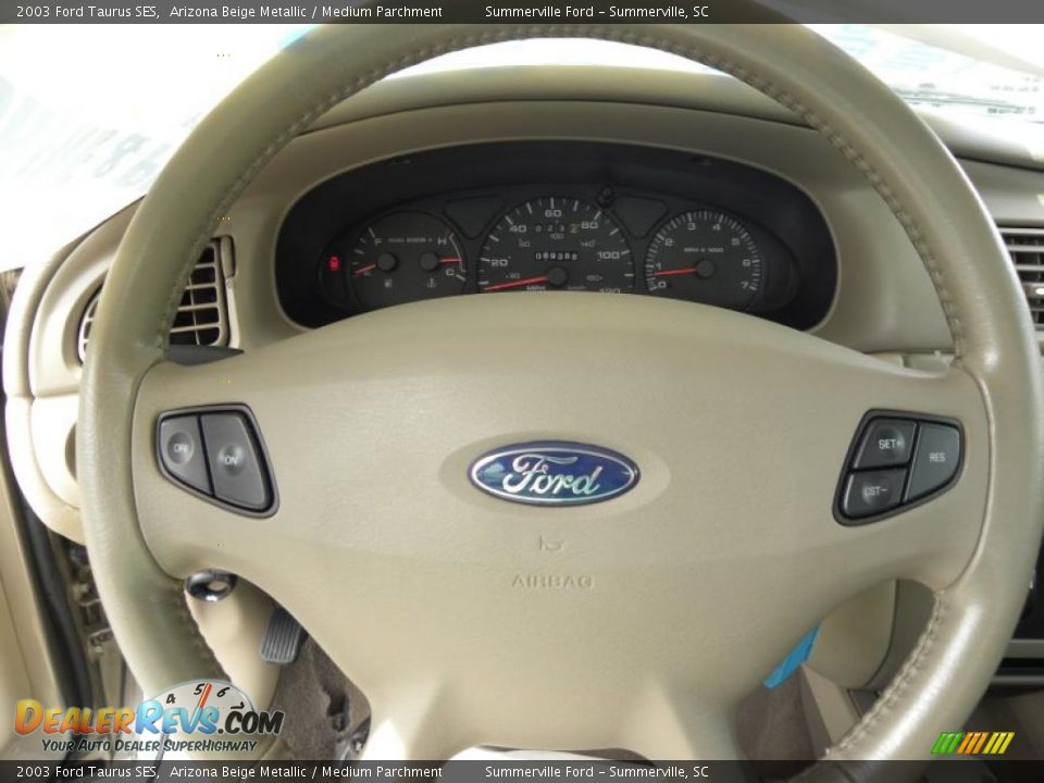 2003 Ford Taurus SES Arizona Beige Metallic / Medium Parchment Photo #22