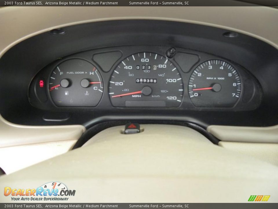 2003 Ford Taurus SES Gauges Photo #23