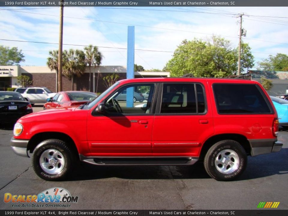 Bright Red Clearcoat 1999 Ford Explorer XLT 4x4 Photo #5