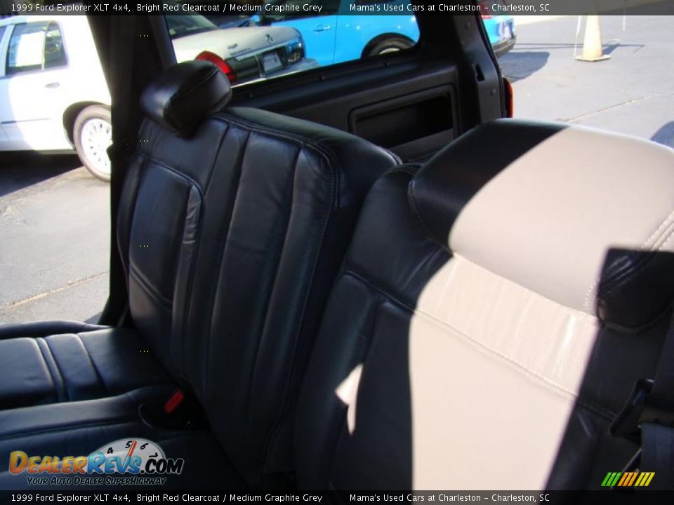 1999 Ford Explorer XLT 4x4 Bright Red Clearcoat / Medium Graphite Grey Photo #13