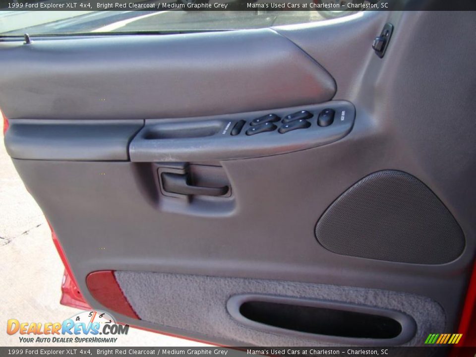1999 Ford Explorer XLT 4x4 Bright Red Clearcoat / Medium Graphite Grey Photo #21