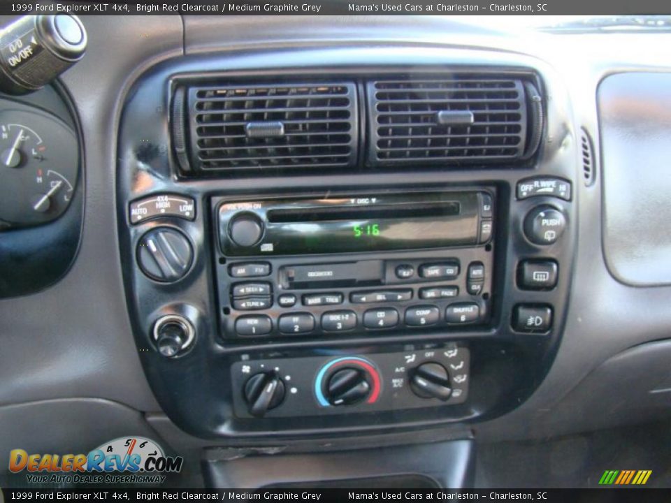 1999 Ford Explorer XLT 4x4 Bright Red Clearcoat / Medium Graphite Grey Photo #23