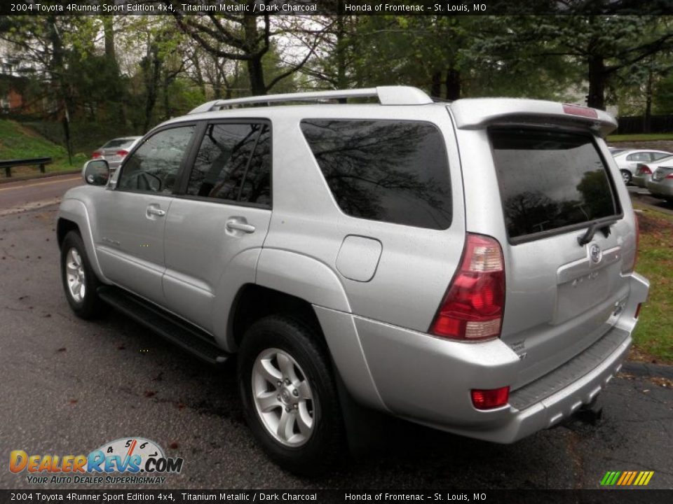 2004 Toyota 4Runner Sport Edition 4x4 Titanium Metallic / Dark Charcoal Photo #5