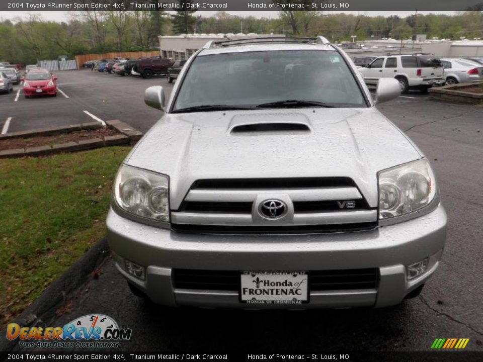 2004 Toyota 4Runner Sport Edition 4x4 Titanium Metallic / Dark Charcoal Photo #8
