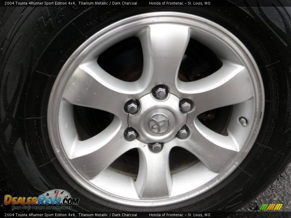 2004 Toyota 4Runner Sport Edition 4x4 Titanium Metallic / Dark Charcoal Photo #10