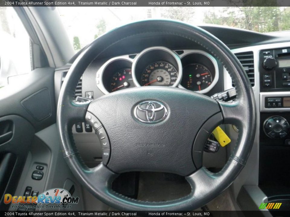 2004 Toyota 4Runner Sport Edition 4x4 Titanium Metallic / Dark Charcoal Photo #15