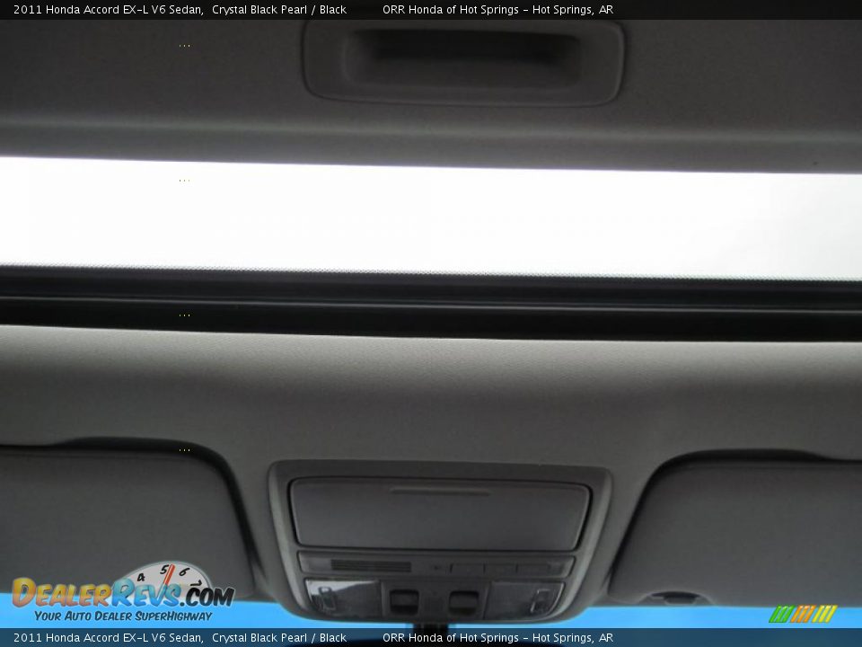 2011 Honda Accord EX-L V6 Sedan Crystal Black Pearl / Black Photo #15