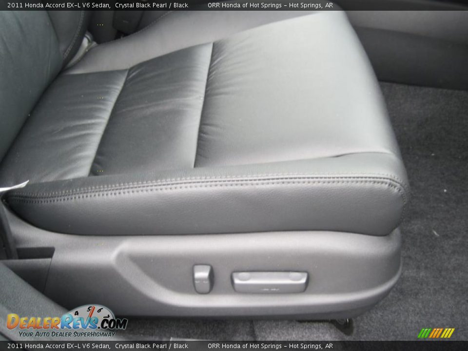 2011 Honda Accord EX-L V6 Sedan Crystal Black Pearl / Black Photo #18