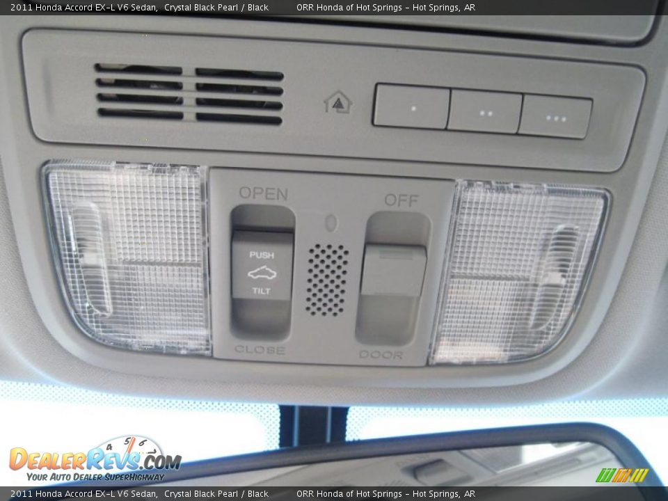 2011 Honda Accord EX-L V6 Sedan Crystal Black Pearl / Black Photo #19