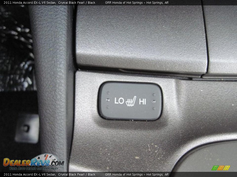 2011 Honda Accord EX-L V6 Sedan Crystal Black Pearl / Black Photo #21