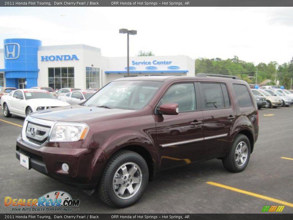 2011 Honda Pilot Touring Dark Cherry Pearl / Black Photo #1