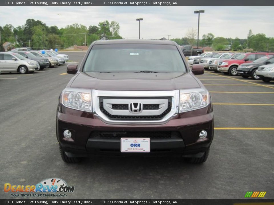 2011 Honda Pilot Touring Dark Cherry Pearl / Black Photo #8