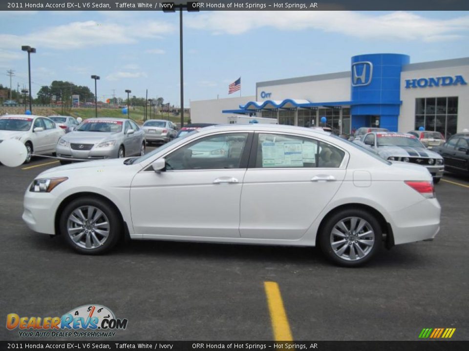 Taffeta White 2011 Honda Accord EX-L V6 Sedan Photo #2