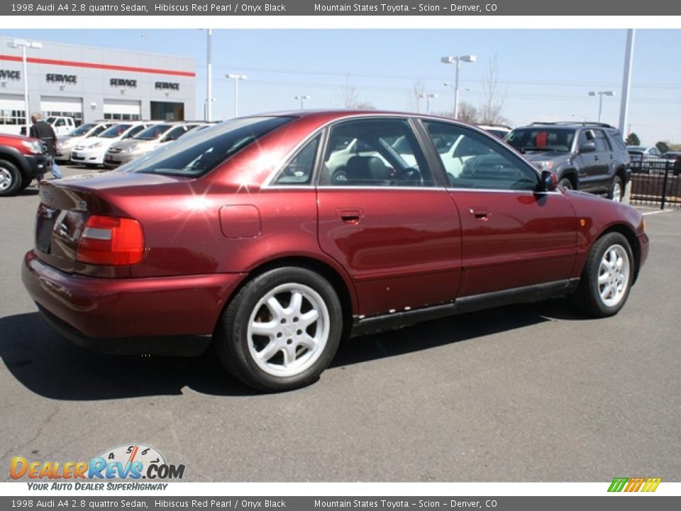 Hibiscus Red Pearl 1998 Audi A4 2.8 quattro Sedan Photo #2