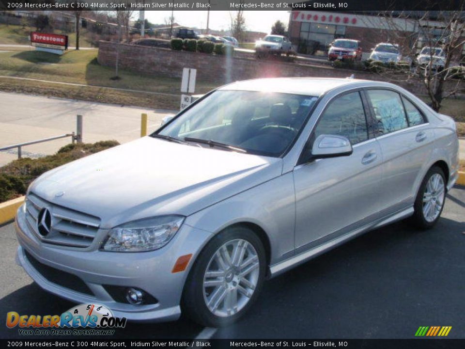 2009 Mercedes-Benz C 300 4Matic Sport Iridium Silver Metallic / Black Photo #1
