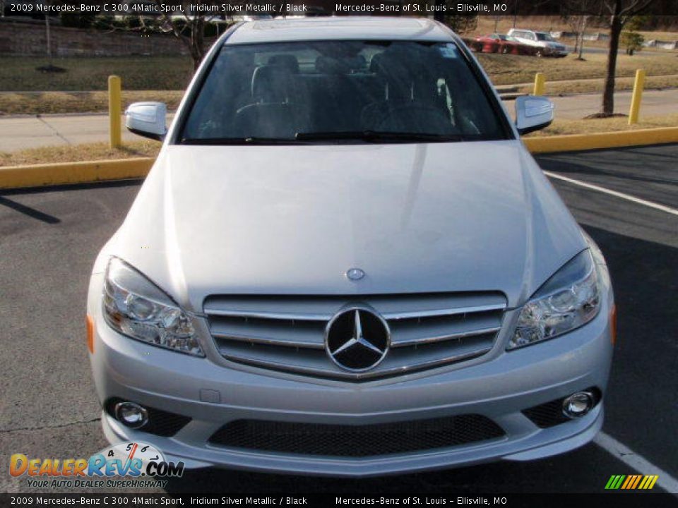 2009 Mercedes-Benz C 300 4Matic Sport Iridium Silver Metallic / Black Photo #2
