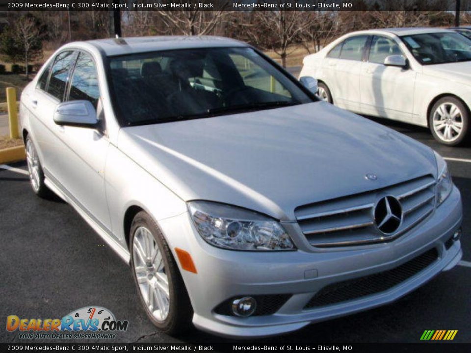 2009 Mercedes-Benz C 300 4Matic Sport Iridium Silver Metallic / Black Photo #3
