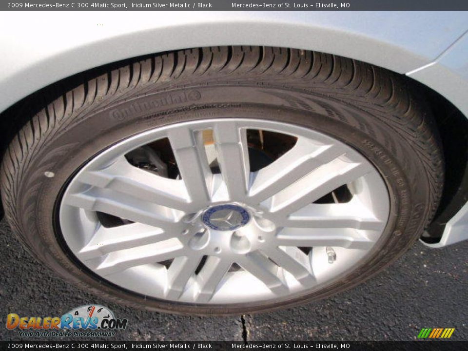 2009 Mercedes-Benz C 300 4Matic Sport Iridium Silver Metallic / Black Photo #4
