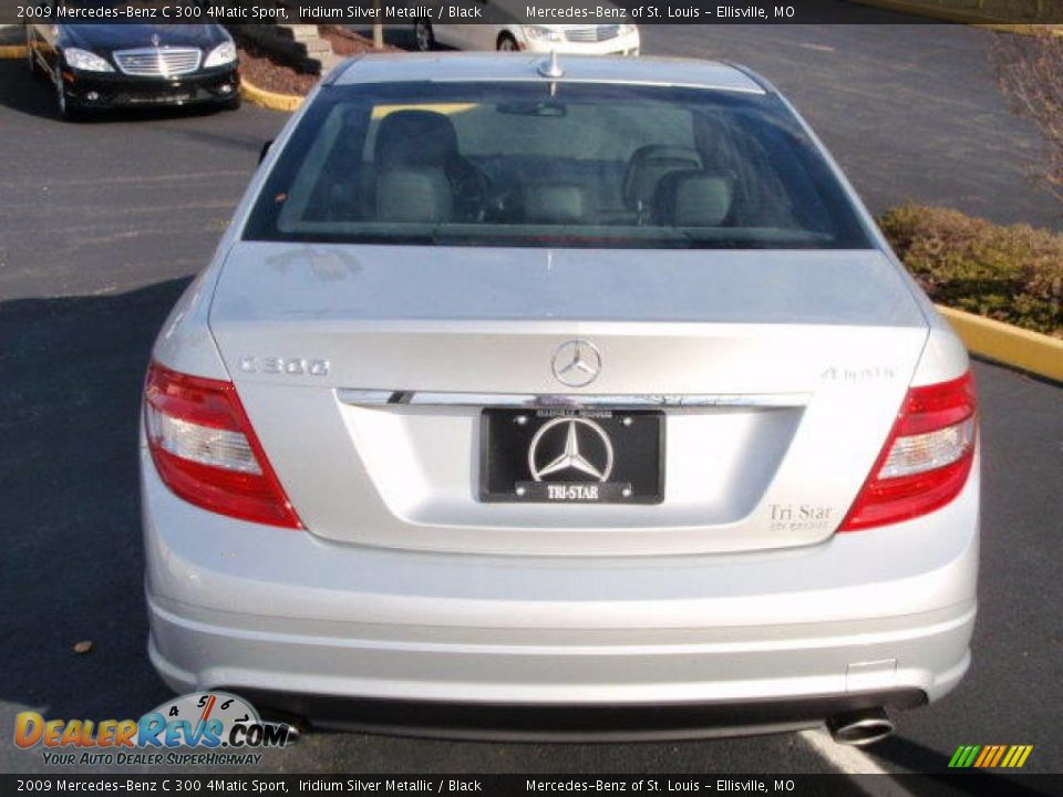 2009 Mercedes-Benz C 300 4Matic Sport Iridium Silver Metallic / Black Photo #5