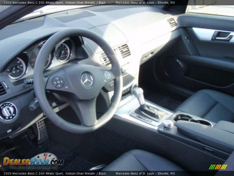 2009 Mercedes-Benz C 300 4Matic Sport Iridium Silver Metallic / Black Photo #6